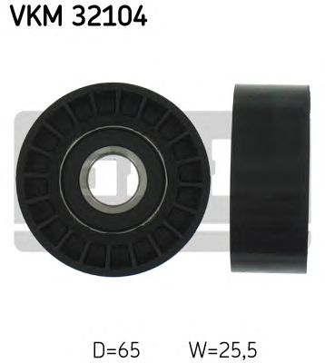 SKF vkm32104 -  Паразитный / ведущий ролик, поликлиновой ремень