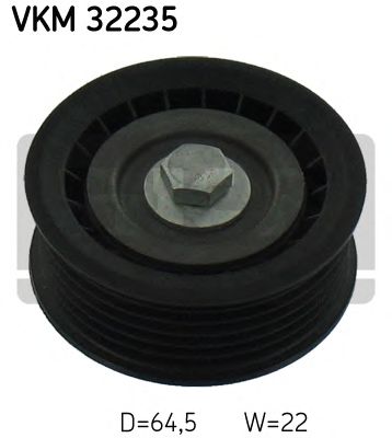 SKF vkm32235 -  Паразитный / ведущий ролик, поликлиновой ремень