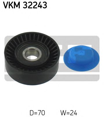 SKF vkm32243 -  Паразитный / ведущий ролик, поликлиновой ремень