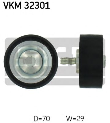 SKF vkm32301 -  Паразитный / ведущий ролик, поликлиновой ремень