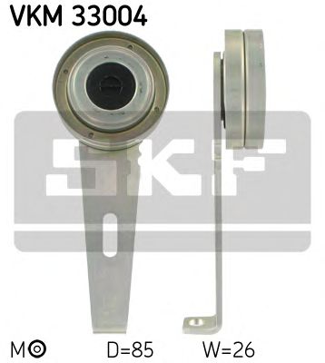 SKF vkm33004 -  Натяжной ролик, поликлиновой  ремень