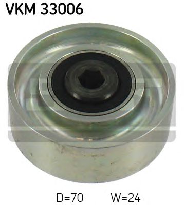 SKF vkm33006 -  Паразитный / ведущий ролик, поликлиновой ремень