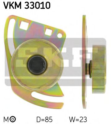 SKF vkm33010 -  Натяжной ролик, поликлиновой  ремень