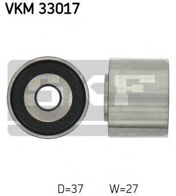 SKF vkm33017 -  Паразитный / ведущий ролик, поликлиновой ремень