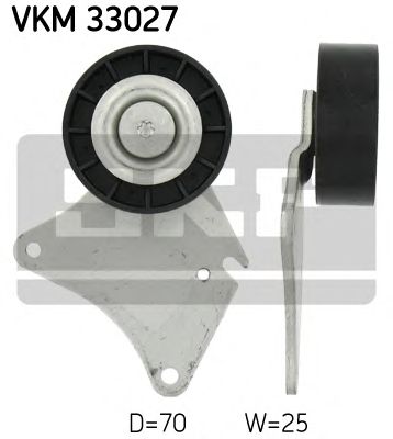 SKF vkm33027 -  Паразитный / ведущий ролик, поликлиновой ремень