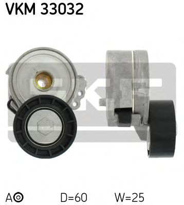 SKF vkm33032 -  Натяжной ролик, поликлиновой  ремень