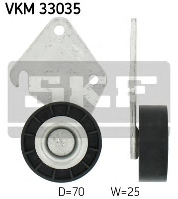 SKF vkm33035 -  Паразитный / ведущий ролик, поликлиновой ремень