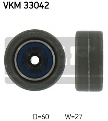SKF vkm33042 -  Натяжной ролик, поликлиновой  ремень