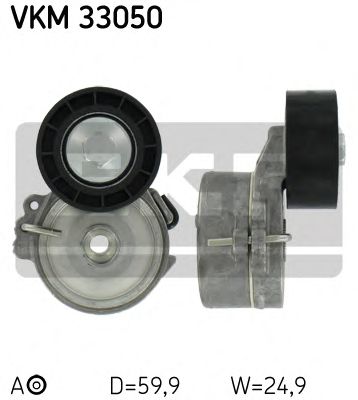 SKF vkm33050 -  Натяжной ролик, поликлиновой  ремень