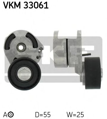 SKF vkm33061 -  Натяжной ролик, поликлиновой  ремень