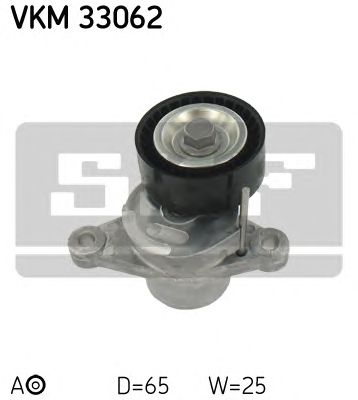 SKF vkm33062 -  Натяжной ролик, поликлиновой  ремень