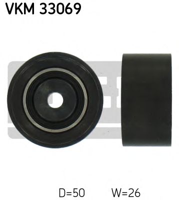 SKF vkm33069 -  Паразитный / ведущий ролик, поликлиновой ремень