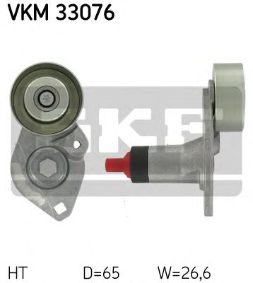 SKF vkm33076 -  Натяжной ролик, поликлиновой  ремень