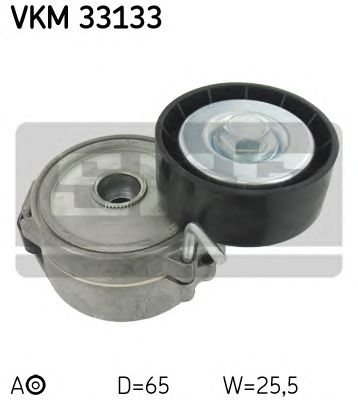 SKF vkm33133 -  Натяжной ролик, поликлиновой  ремень
