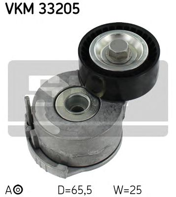 SKF vkm33205 -  Натяжной ролик, поликлиновойремень