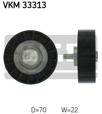 SKF vkm33313 -  Паразитный / ведущий ролик, поликлиновой ремень