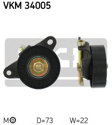SKF vkm34005 -  Натяжной ролик, поликлиновой  ремень