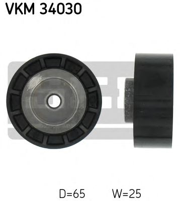 SKF vkm34030 -  Паразитный / ведущий ролик, поликлиновой ремень
