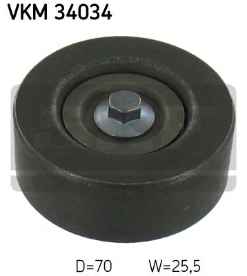 SKF vkm34034 -  Паразитный / ведущий ролик, поликлиновой ремень