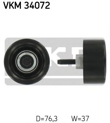 SKF vkm34072 -  Паразитный / ведущий ролик, поликлиновой ремень