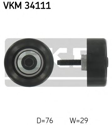 SKF vkm34111 -  Паразитный / ведущий ролик, поликлиновой ремень