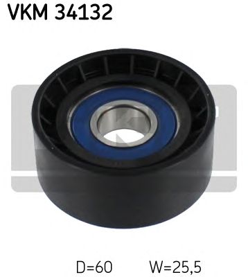 SKF vkm34132 -  Паразитный / ведущий ролик, поликлиновой ремень