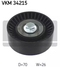 SKF vkm34215 -  Паразитный / ведущий ролик, поликлиновой ремень