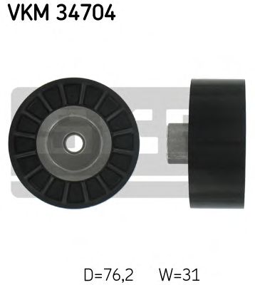 SKF vkm34704 -  Паразитный / ведущий ролик, поликлиновой ремень