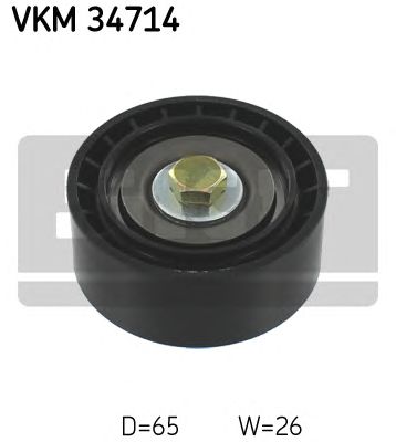 SKF vkm34714 -  Паразитный / ведущий ролик, поликлиновой ремень