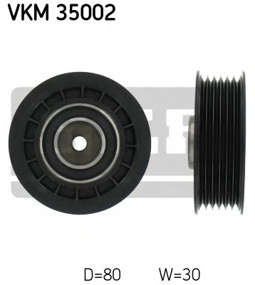 SKF vkm35002 -  Паразитный / ведущий ролик, поликлиновой ремень