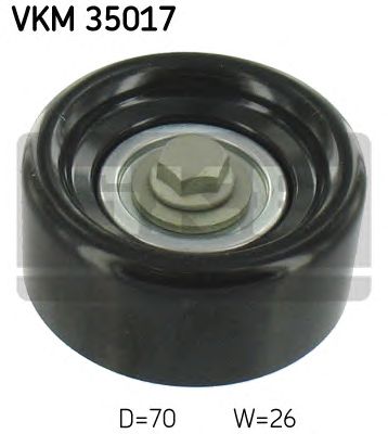 SKF vkm35017 -  Паразитный / ведущий ролик, поликлиновой ремень