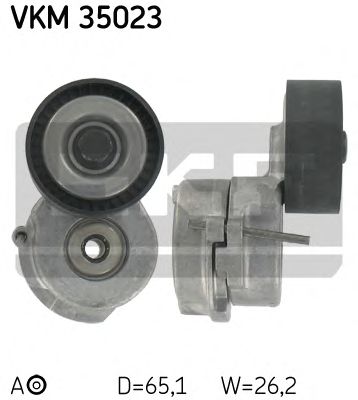 SKF vkm35023 -  Натяжной ролик, поликлиновой  ремень