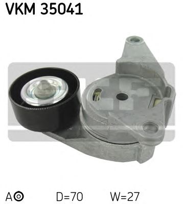 SKF vkm35041 -  Натяжной ролик, поликлиновой  ремень