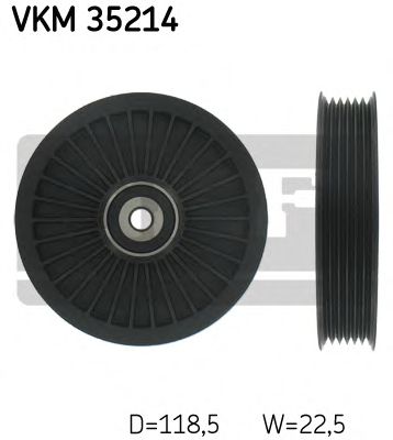 SKF vkm35214 -  Паразитный / ведущий ролик, поликлиновой ремень