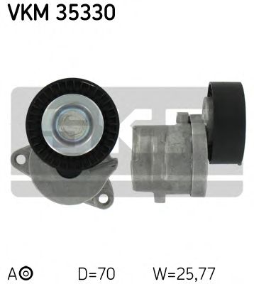 SKF vkm35330 -  Натяжной ролик, поликлиновой  ремень