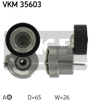 SKF vkm35603 -  Натяжной ролик, поликлиновой  ремень