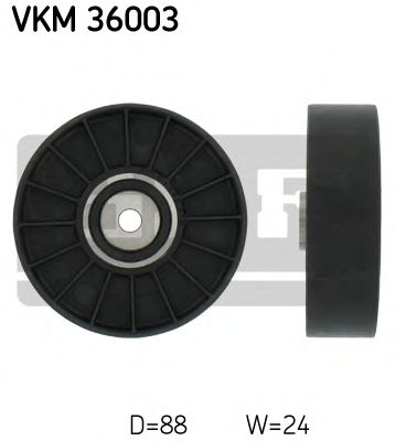 SKF vkm36003 -  Паразитный / ведущий ролик, поликлиновой ремень