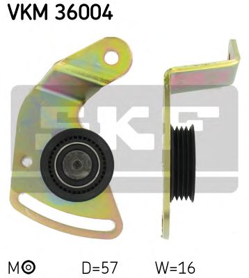 SKF vkm36004 -  Натяжной ролик, поликлиновой  ремень