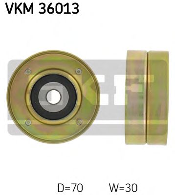 SKF vkm36013 -  Паразитный / ведущий ролик, поликлиновой ремень