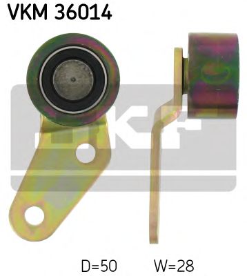 SKF vkm36014 -  Паразитный / ведущий ролик, поликлиновой ремень