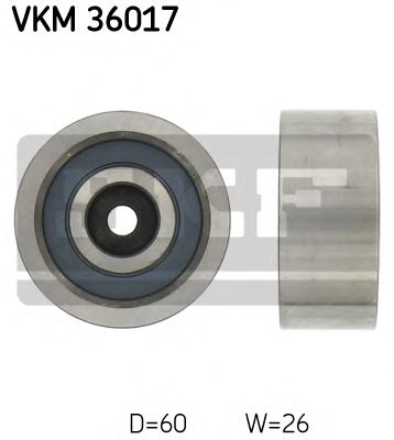 SKF vkm36017 -  Паразитный / ведущий ролик, поликлиновой ремень