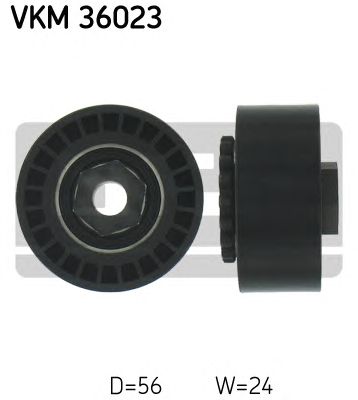 SKF vkm36023 -  Натяжной ролик, поликлиновой  ремень