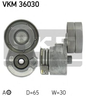 SKF vkm36030 -  Натяжной ролик, поликлиновой  ремень