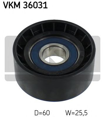 SKF vkm36031 -  Паразитный / ведущий ролик, поликлиновой ремень
