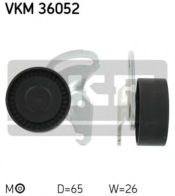 SKF vkm36052 -  Натяжной ролик, поликлиновой  ремень