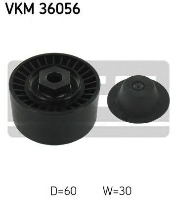 SKF vkm36056 -  Натяжной ролик, поликлиновой  ремень