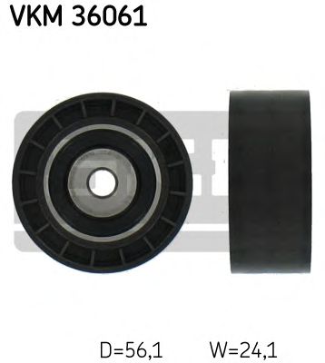 SKF vkm36061 -  Паразитный / ведущий ролик, поликлиновой ремень