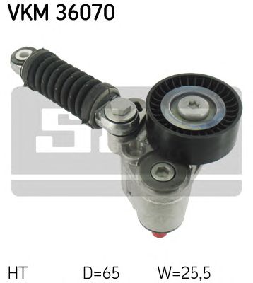 SKF vkm36070 -  Натяжной ролик, поликлиновой  ремень