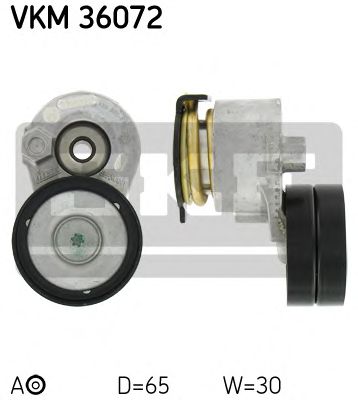 SKF vkm36072 -  Натяжной ролик, поликлиновой  ремень