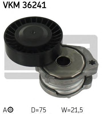 SKF vkm36241 -  Натяжной ролик, поликлиновойремень